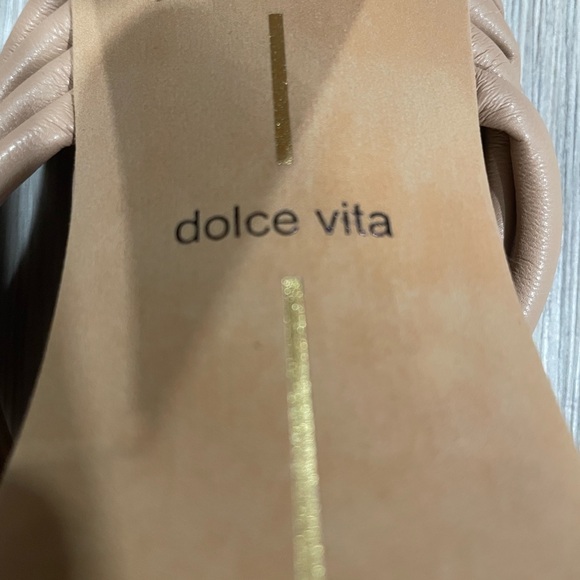 NWOT Dolce Vita Tan Knot Heels Size 9 with 4” heel - Picture 5 of 5